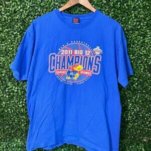 2011 Kansas Jayhawks big 12 Champs Tee Size L